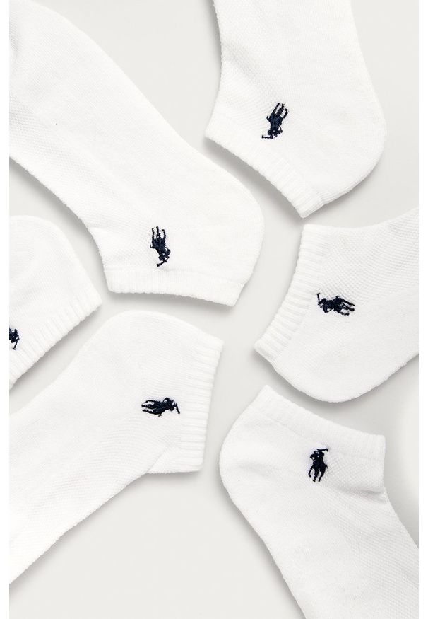 Polo Ralph Lauren - Skarpetki (6-pack). Kolor: biały