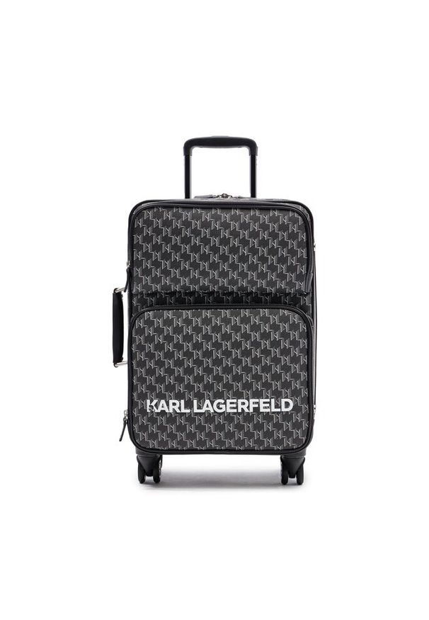 Karl Lagerfeld - Walizka kabinowa KARL LAGERFELD. Kolor: czarny