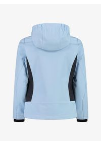 Kurtka softshell dziewczęca CMP Astralix. Kolor: niebieski. Materiał: softshell. Sport: turystyka piesza