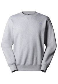 The North Face Bluza Essential NF0A89ET Szary Regular Fit. Kolor: szary. Materiał: syntetyk, bawełna #5