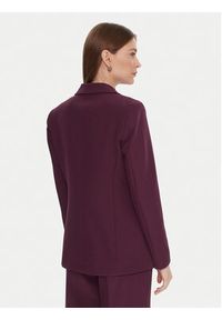 Maryley Marynarka 25IB187/M06/43BU Bordowy Regular Fit. Kolor: czerwony. Materiał: syntetyk