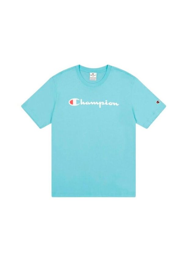 Koszulka męska Champion SS Tee. Kolor: niebieski