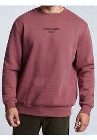 Sinsay - Bluza crewneck z napisem - fioletowy. Kolor: fioletowy. Wzór: napisy #1