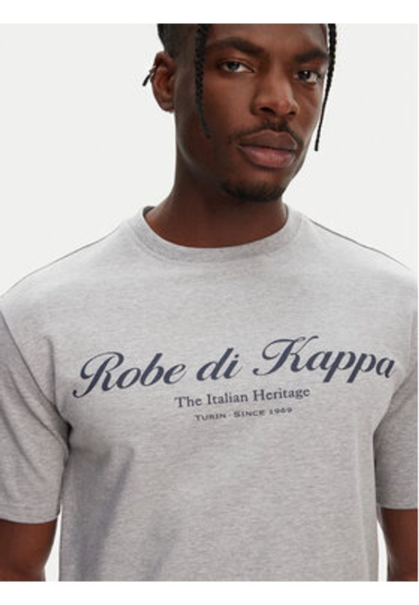 Robe di Kappa T-Shirt Robe Giovani Tozeur 61151CW Szary Regular Fit. Kolor: szary. Materiał: bawełna