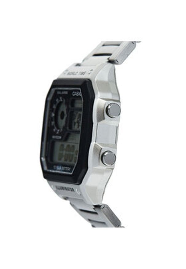 Casio Zegarek AE-1200WHD-1AVEF Srebrny. Kolor: srebrny