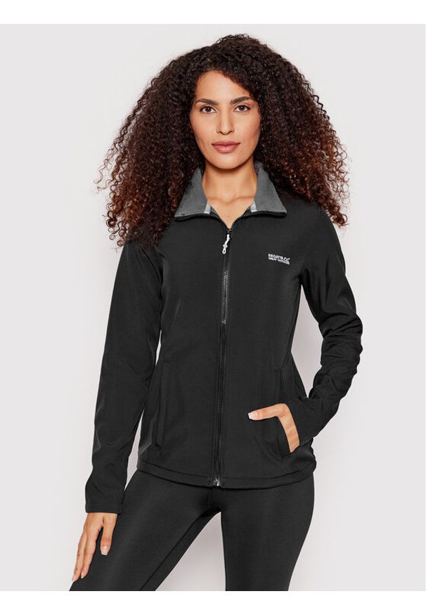 Regatta Kurtka softshell Connie V RWL209 Czarny Regular Fit. Kolor: czarny. Materiał: syntetyk