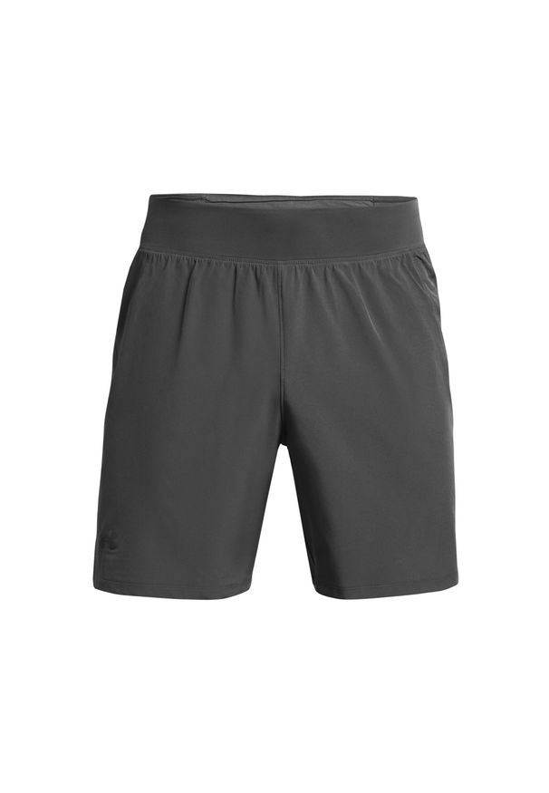 Szorty Under Armour Launch Elite 7". Kolor: szary. Materiał: materiał, syntetyk. Sport: bieganie