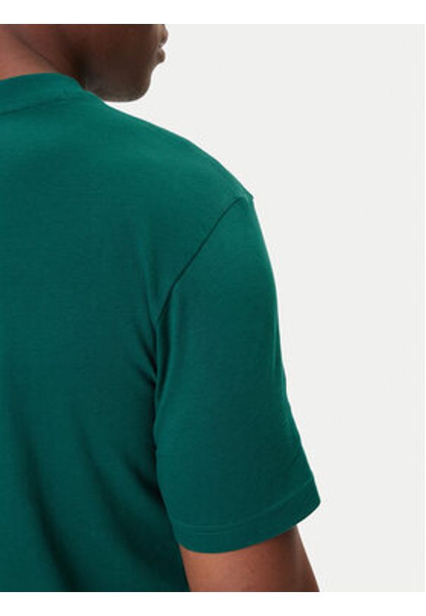 Adidas - adidas T-Shirt Essentials Small Logo JF1096 Zielony Regular Fit. Kolor: zielony. Materiał: bawełna