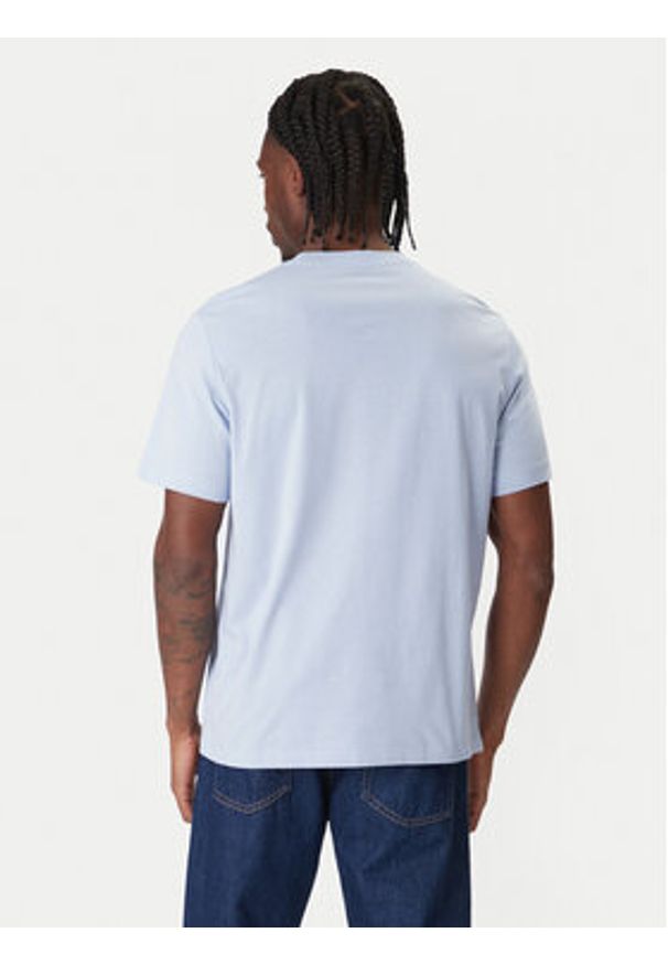 Calvin Klein Jeans T-Shirt NYC Graphic LV14RE831G Fioletowy Regular Fit. Kolor: fioletowy. Materiał: bawełna