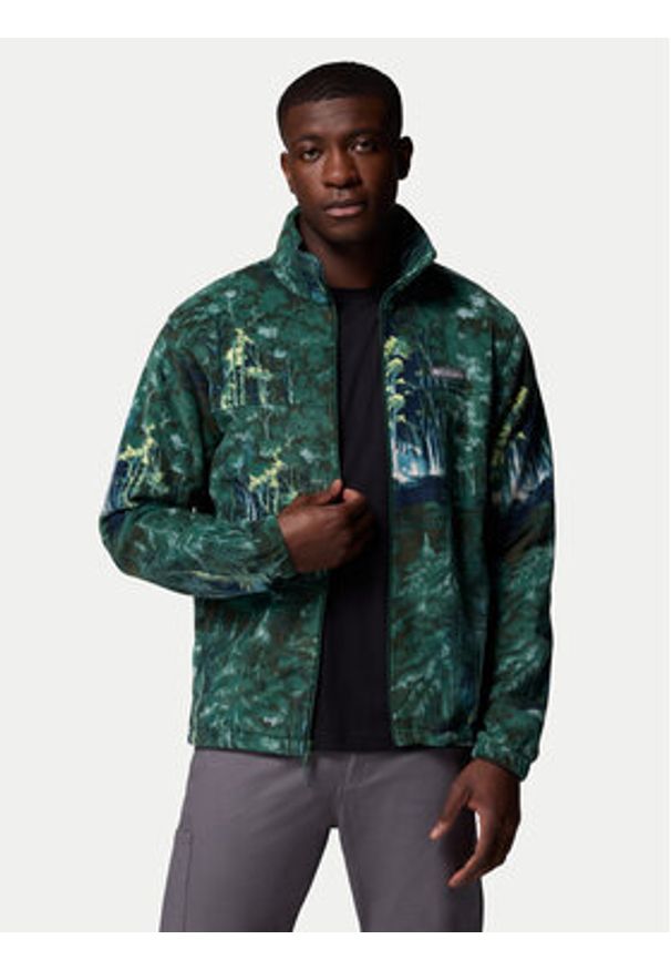 columbia - Columbia Polar Steens Mountain™ 1478231 Zielony Regular Fit. Kolor: zielony. Materiał: syntetyk