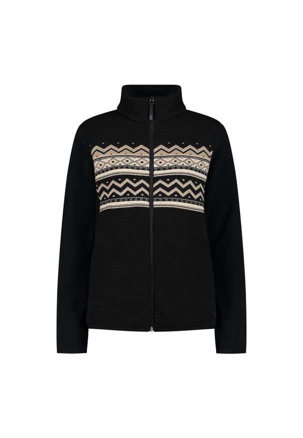 Bluza damska turystyczna CMP 34J0746. Kolor: czarny. Materiał: polar