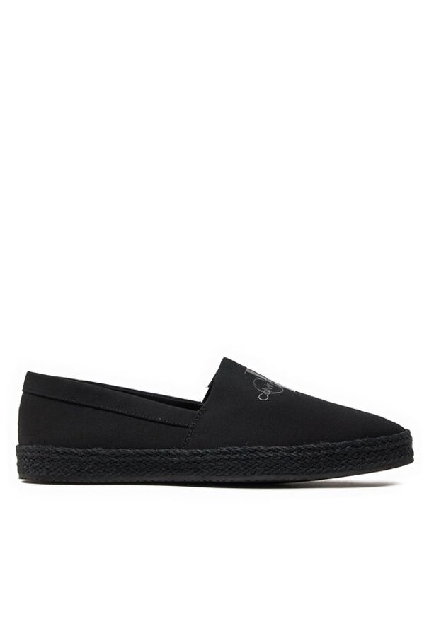 Calvin Klein Jeans Espadryle Espadrille Slipon Ml YM0YM00935 Czarny. Kolor: czarny. Materiał: materiał