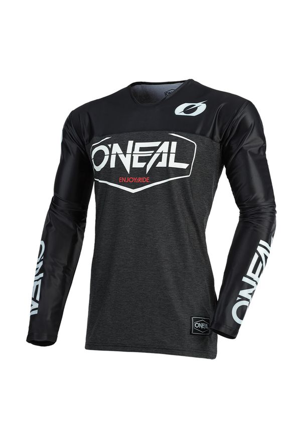 O'NEAL - Jersey rowerowy mtb O'neal Mayhem HEXX black. Kolor: czarny. Materiał: jersey