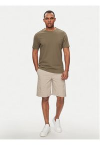 Jack & Jones - Jack&Jones Szorty materiałowe Velo 12249100 Beżowy Regular Fit. Kolor: beżowy. Materiał: syntetyk #7