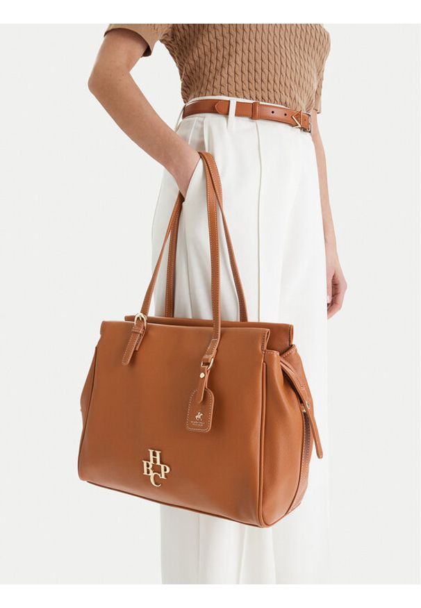 Beverly Hills Polo Club Torebka CEO-BHPC-C-002-09 Brązowy. Kolor: brązowy