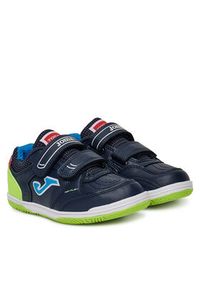 Joma Buty do piłki nożnej Top Flex Jr 2533 TPJS2533INV Granatowy. Kolor: niebieski. Materiał: skóra