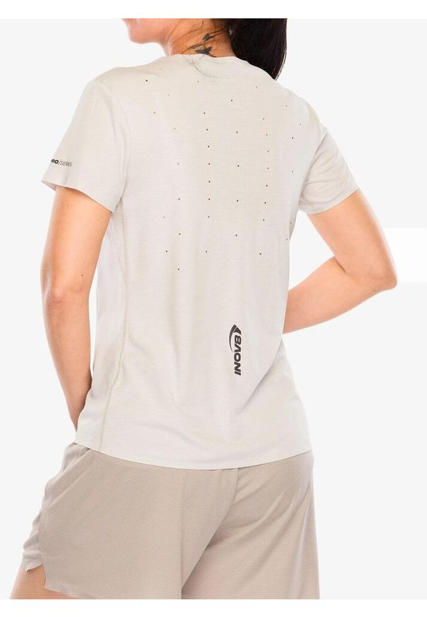 Koszulka do biegania damska Inov-8 Airlite Pro Short Sleeve T-Shirt. Kolor: beżowy