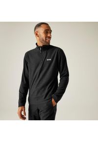 Regatta - Polar męski z suwakiem 1/2 Thompson Marl. Kolor: brązowy, szary, wielokolorowy. Materiał: polar. Sport: turystyka piesza #1