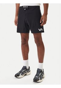 RVCA Szorty sportowe AVYWS00174 Czarny Regular Fit. Kolor: czarny. Materiał: syntetyk. Styl: sportowy #1