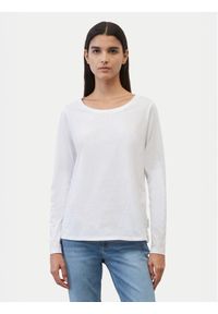 Marc O'Polo Bluzka B01 2072 52235 Biały Regular Fit. Typ kołnierza: polo. Kolor: biały. Materiał: bawełna