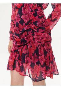 Morgan Sukienka letnia 241-RANDA.F Różowy Slim Fit. Kolor: różowy. Materiał: syntetyk. Sezon: lato #5