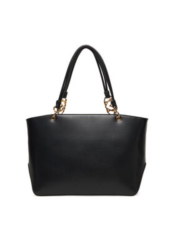 Love Moschino - LOVE MOSCHINO Torebka JC4074PP1NLF0000 Czarny. Kolor: czarny. Materiał: skórzane