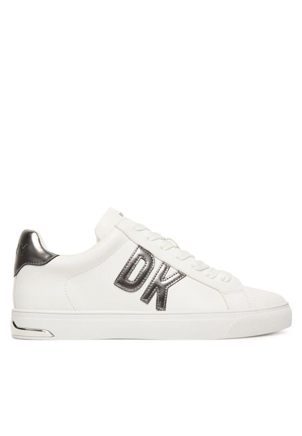 DKNY Sneakersy Abeni K3541050 Biały. Kolor: biały. Materiał: skóra