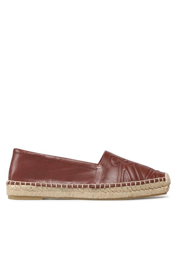 Max Mara Espadryle Eli 45210321600 Brązowy. Kolor: brązowy. Materiał: skóra