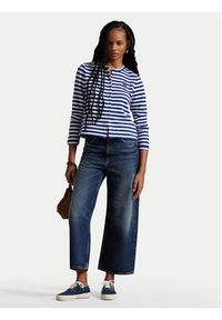 Polo Ralph Lauren Kardigan 211963465001 Niebieski Slim Fit. Typ kołnierza: polo. Kolor: niebieski. Materiał: bawełna #4