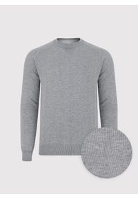 Pako Lorente - PAKO LORENTE – Jasnoszary sweter męski. Kolor: szary. Materiał: poliester, bawełna. Sezon: zima, jesień #5