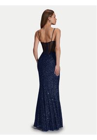 Hey Kyla Sukienka wieczorowa 5AI064HK Granatowy Regular Fit. Kolor: niebieski. Materiał: syntetyk. Styl: wizytowy #6