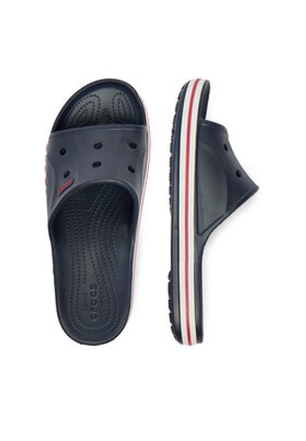 Crocs Klapki Bayaband Slide 205392-4CC Granatowy. Kolor: niebieski