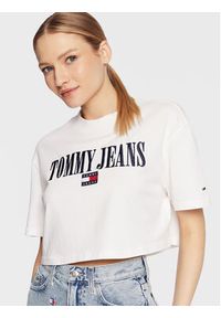 Tommy Jeans T-Shirt Archive 2 DW0DW14913 Biały Regular Fit. Kolor: biały. Materiał: bawełna #3