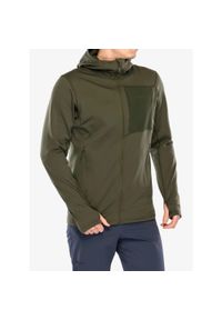 Bluza z kapturem męska Rab Superflux Hoody. Typ kołnierza: kaptur. Kolor: zielony