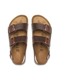 Birkenstock Sandały Milano 34871 Brązowy. Kolor: brązowy. Materiał: skóra #4