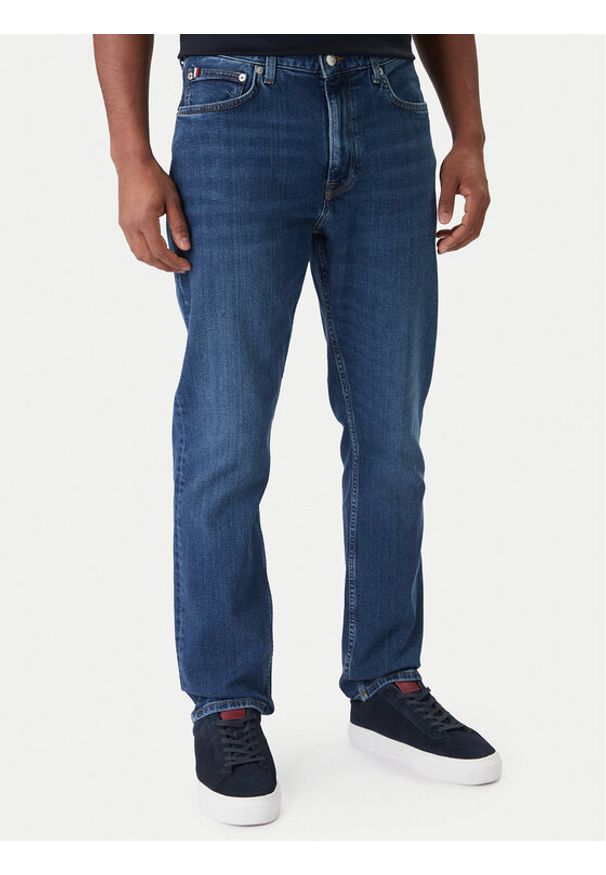 TOMMY HILFIGER - Tommy Hilfiger Jeansy Mercer MW0MW39037 Niebieski Regular Fit. Kolor: niebieski