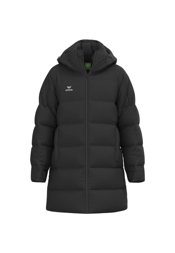 ERIMA - Długa kurtka puchowa Erima. Kolor: czarny. Materiał: puch. Długość: długie