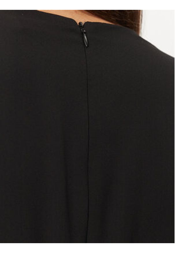 Liu Jo Sukienka codzienna MF3422 T0414 Czarny Regular Fit. Okazja: na co dzień. Kolor: czarny. Materiał: syntetyk. Typ sukienki: proste. Styl: casual