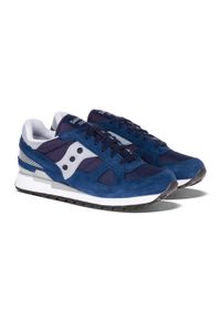 Trenerzy Saucony shadow original. Kolor: wielokolorowy, niebieski, szary. Materiał: materiał