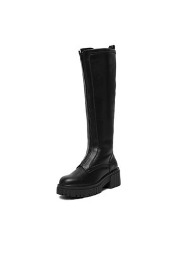 DeeZee Kozaki 13130-8 Czarny. Kolor: czarny. Materiał: materiał, syntetyk