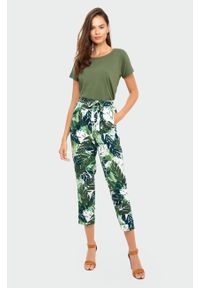 Greenpoint - Spodnie z nadrukiem. Materiał: wiskoza. Wzór: nadruk #1