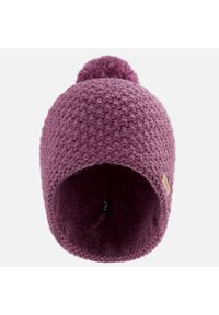 WEDZE - Czapka narciarska dla dorosłych Wedze Timeless 500. Kolor: fioletowy. Materiał: akryl, materiał. Sezon: zima. Styl: sportowy #2