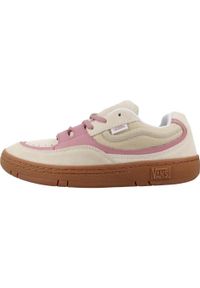 Tenisówki Vans Model Speed Ls Kolor Beżowy. Kolor: beżowy. Materiał: tkanina, skóra