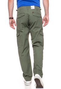 Lee - LEE SPODNIE MĘSKIE FATIGUE PANT KHAKI L73ACJ14 112120322. Kolor: brązowy. Materiał: materiał. Wzór: moro. Styl: militarny #10