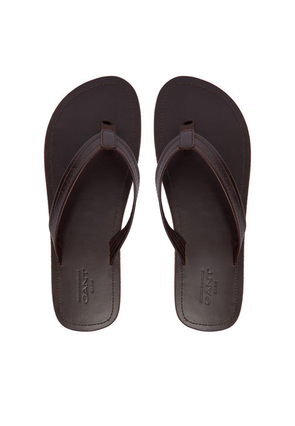 GANT - Japonki Gant. Kolor: brązowy