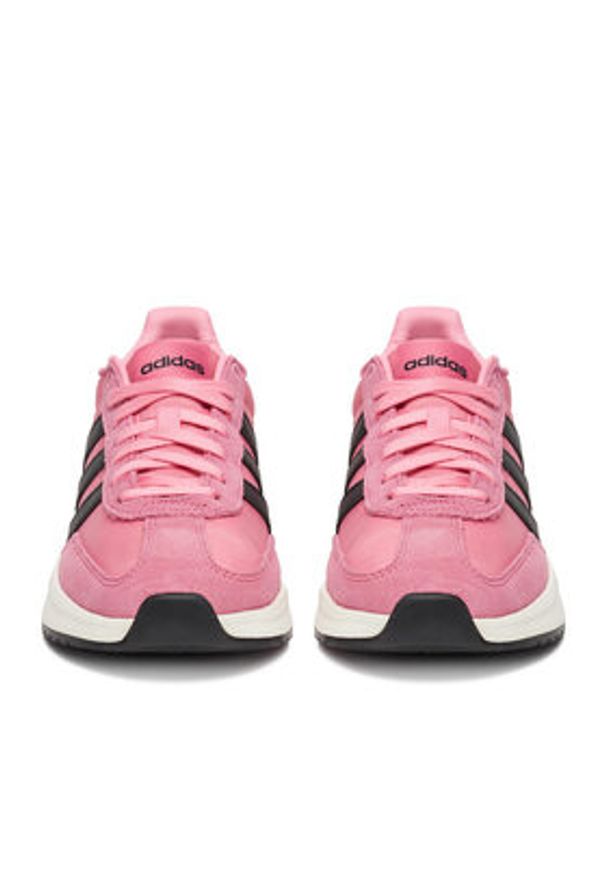 Adidas - adidas Sneakersy RUN 70S 2.0 JR8585 Różowy. Kolor: różowy. Materiał: skóra, zamsz. Sport: bieganie