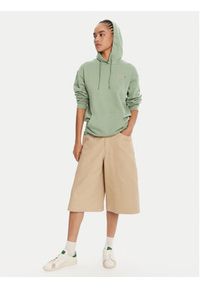 Roxy Bluza ERJFT04996 Zielony Regular Fit. Kolor: zielony. Materiał: bawełna #5