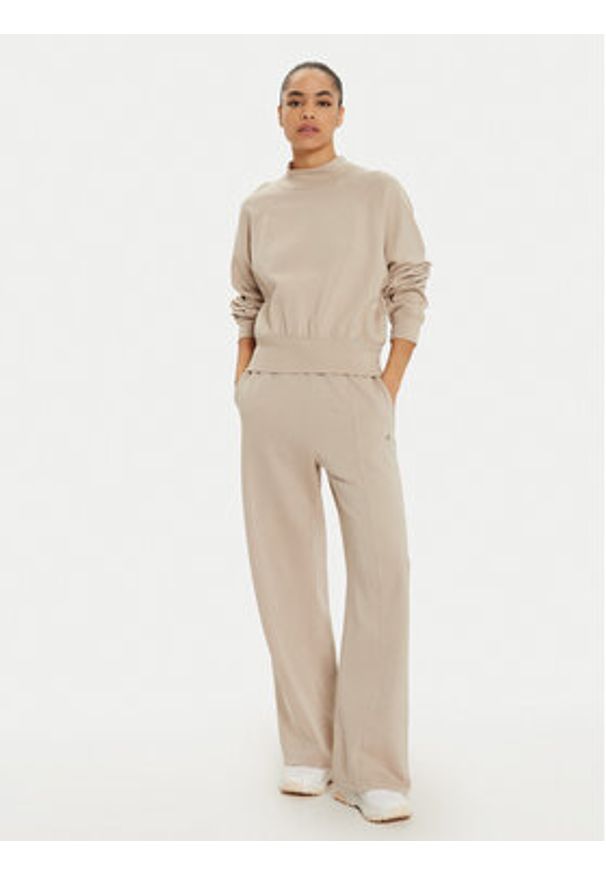 Champion Bluza 117637 Beżowy Loose Fit. Kolor: beżowy. Materiał: bawełna