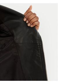 Pinko - PINKO Kurtka skórzana 103897 A21L Czarny Regular Fit. Kolor: czarny. Materiał: skóra