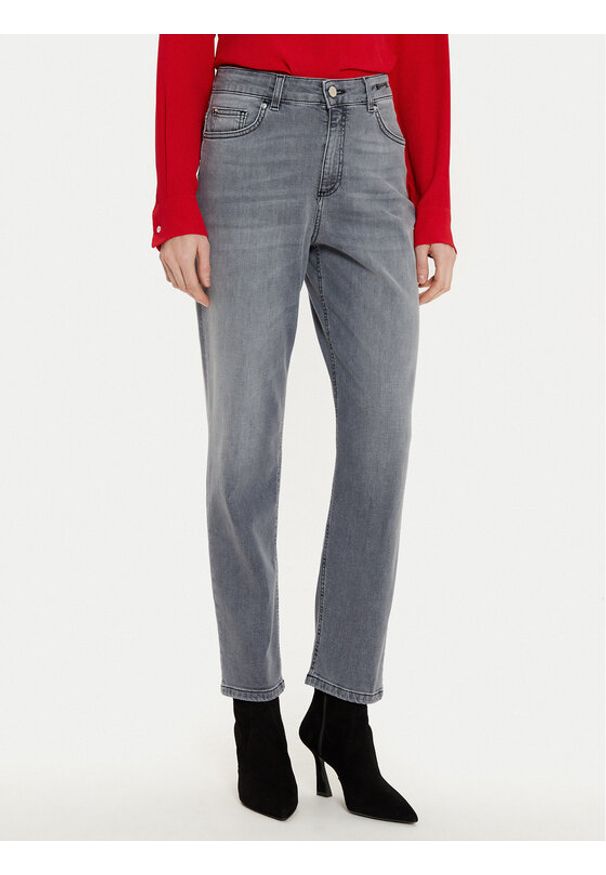 Marella Jeansy Tomboy 2423186094 Szary Tomboy Fit. Kolor: szary